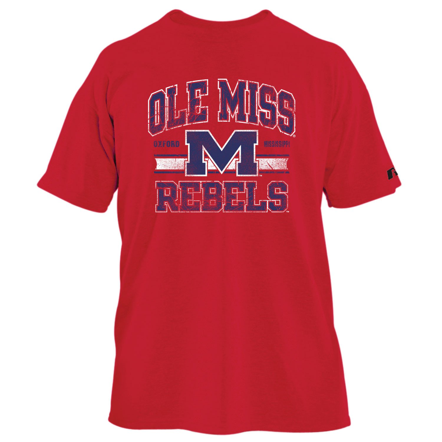 Russell Athletic Men's University of Mississippi Athletic Crew Neck T-shirt