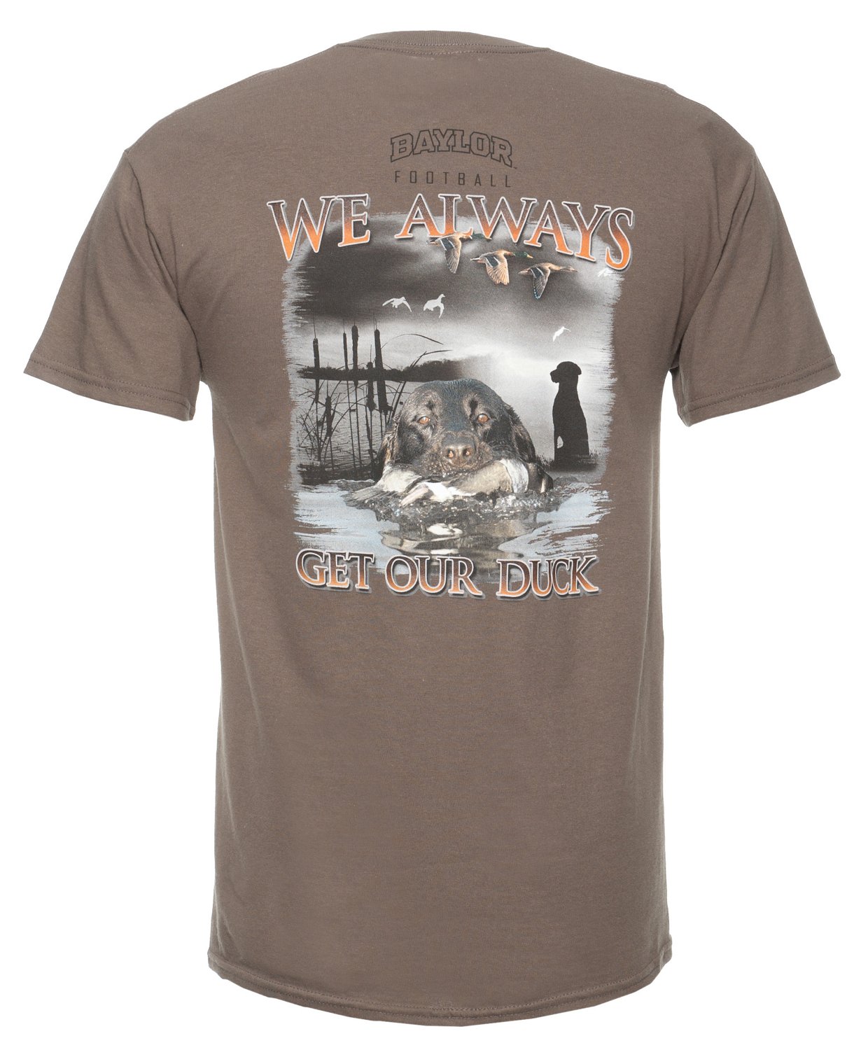 Bayou Apparel Adults' Baylor University Football Ducks Short Sleeve T-shirt
