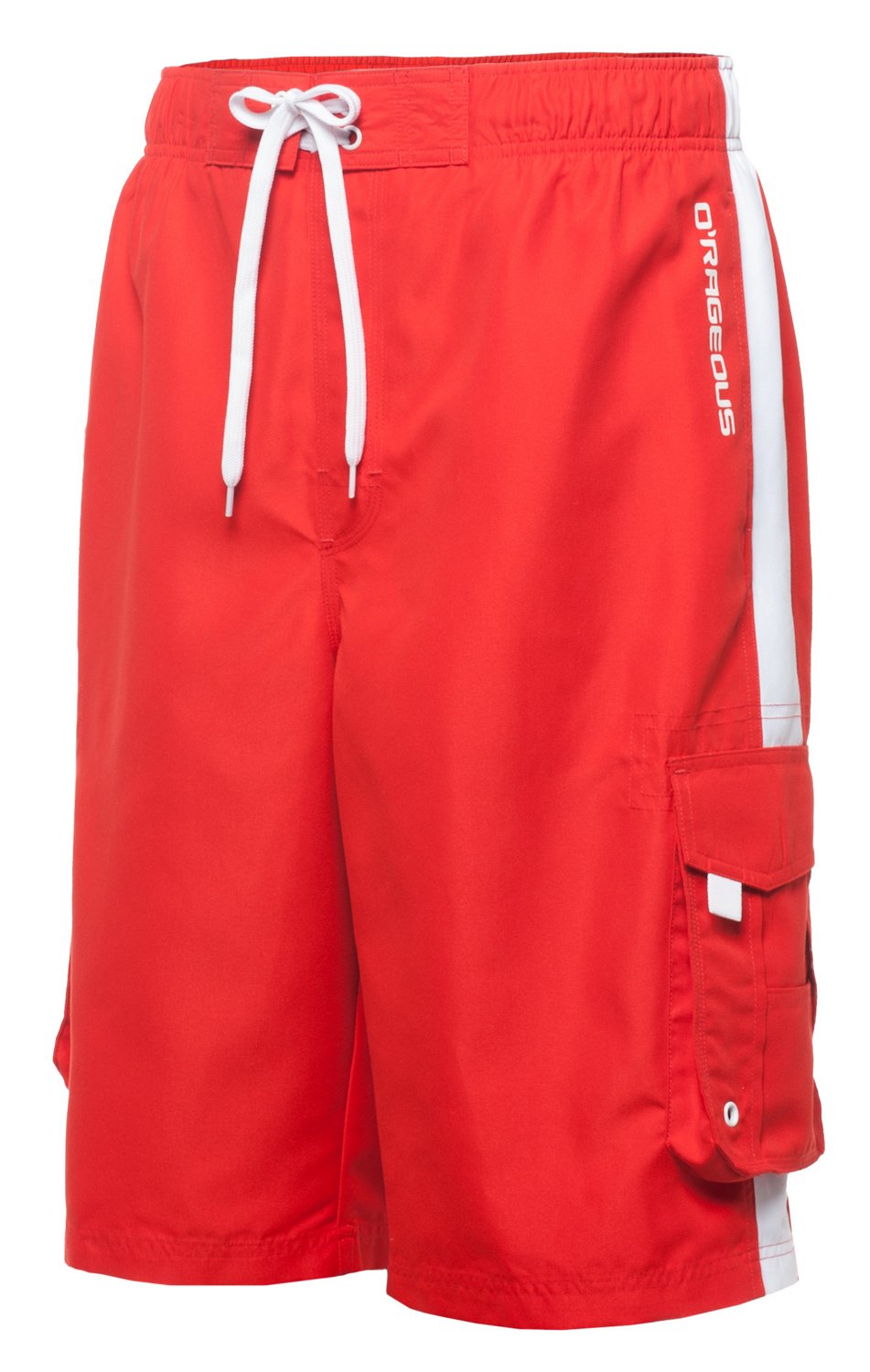 O'rageous® Men's Side-Taped Cargo E-Board Swim Trunk