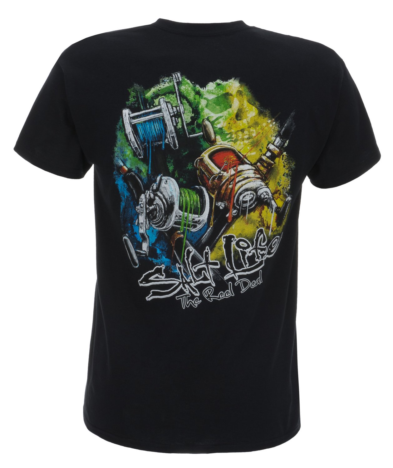 Salt Life Men's Painted Reels Short Sleeve T-shirt