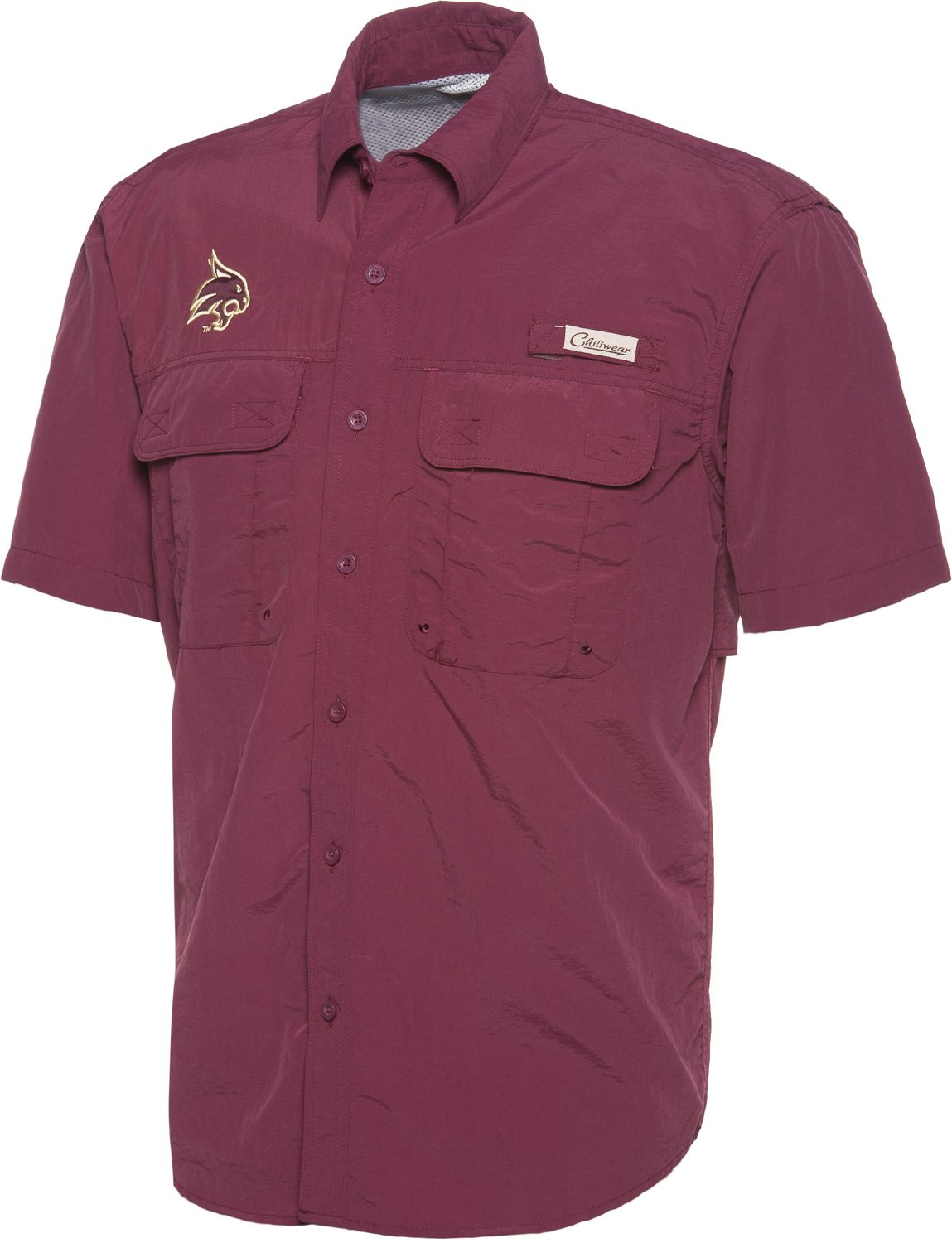 Colosseum Athletics Adults' Texas State University Swivel Short Sleeve Shirt