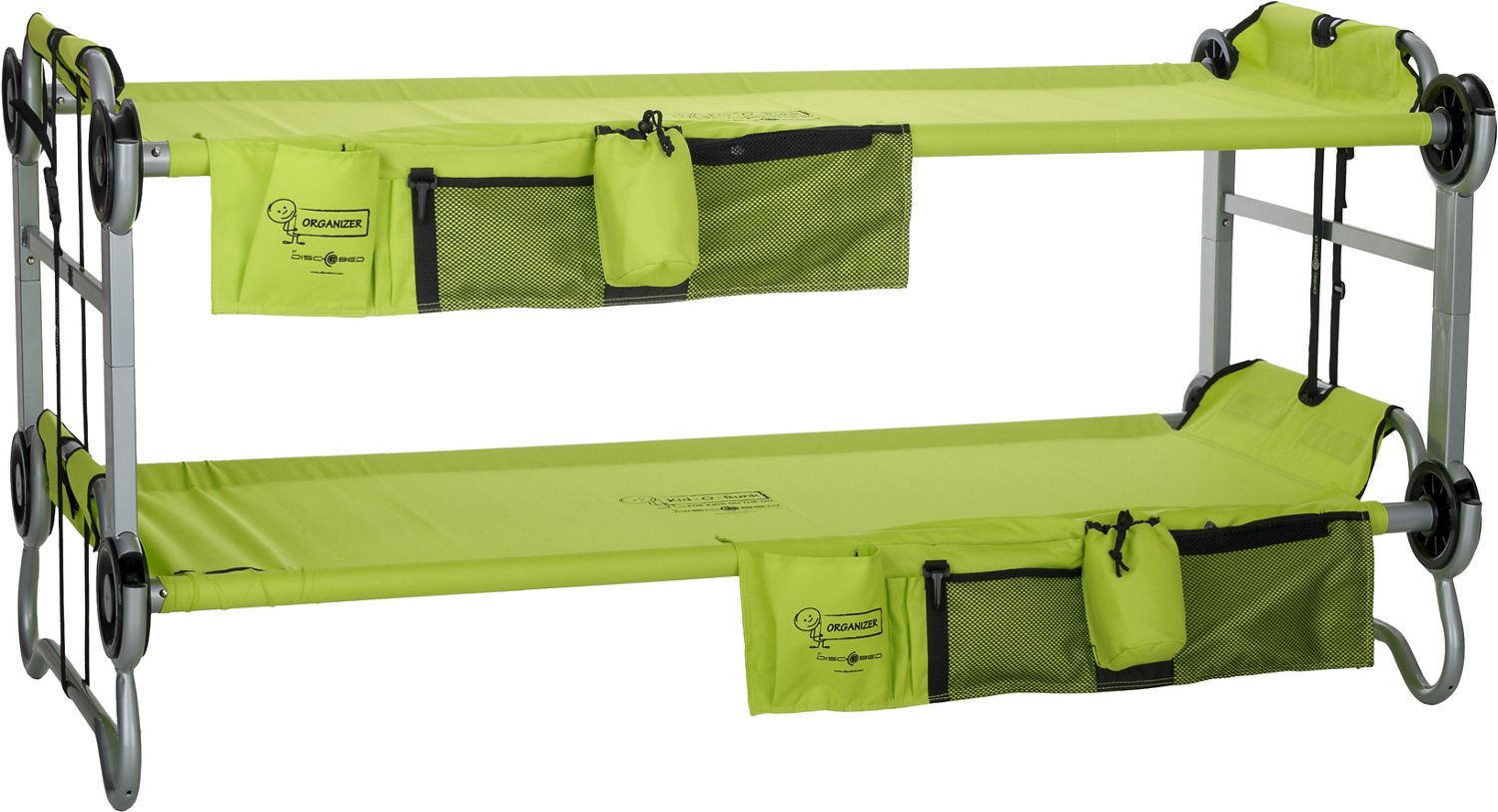 DiscOBed™ KidOBunk Convertible Cot Bunk Bed Academy