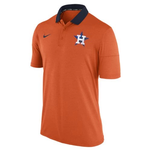 Nike Men's Houston Astros Short Sleeve Polo Shirt | Academy
