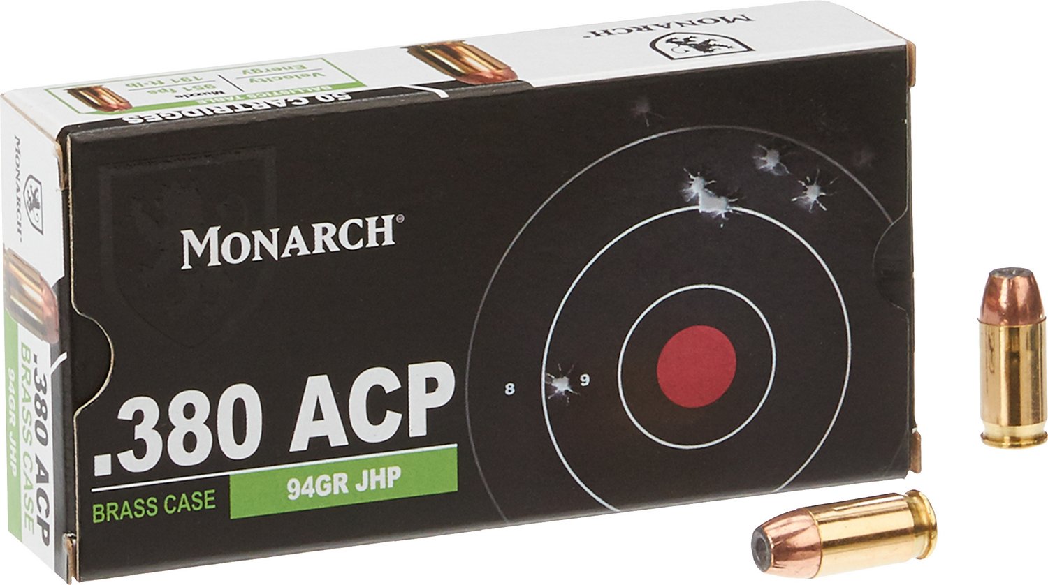 Monarch™ JHP .380 Automatic 94-Grain Pistol Ammunition thumbnail