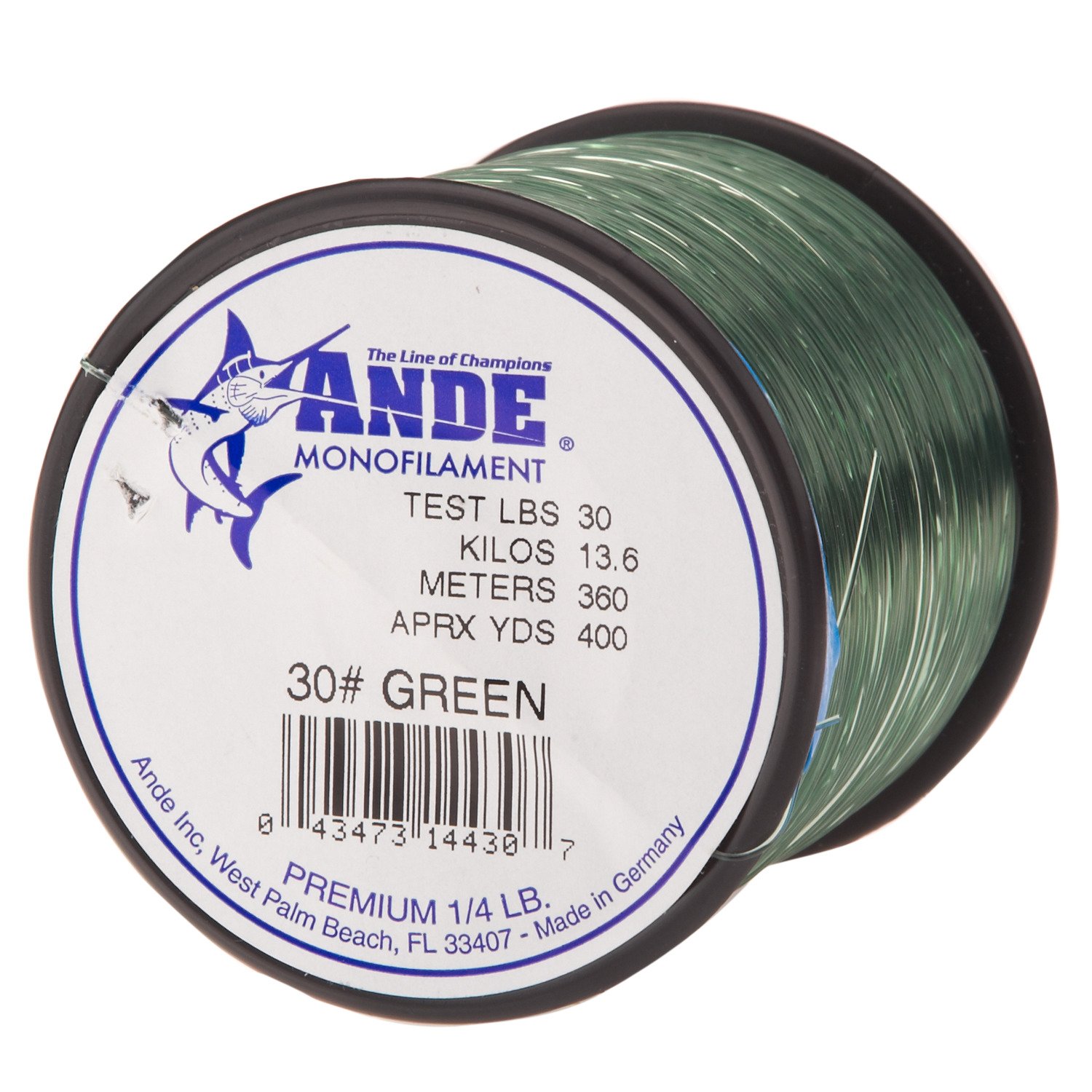 ANDE® Premium 30 lb. - 400 yards Monofilament Fishing Line