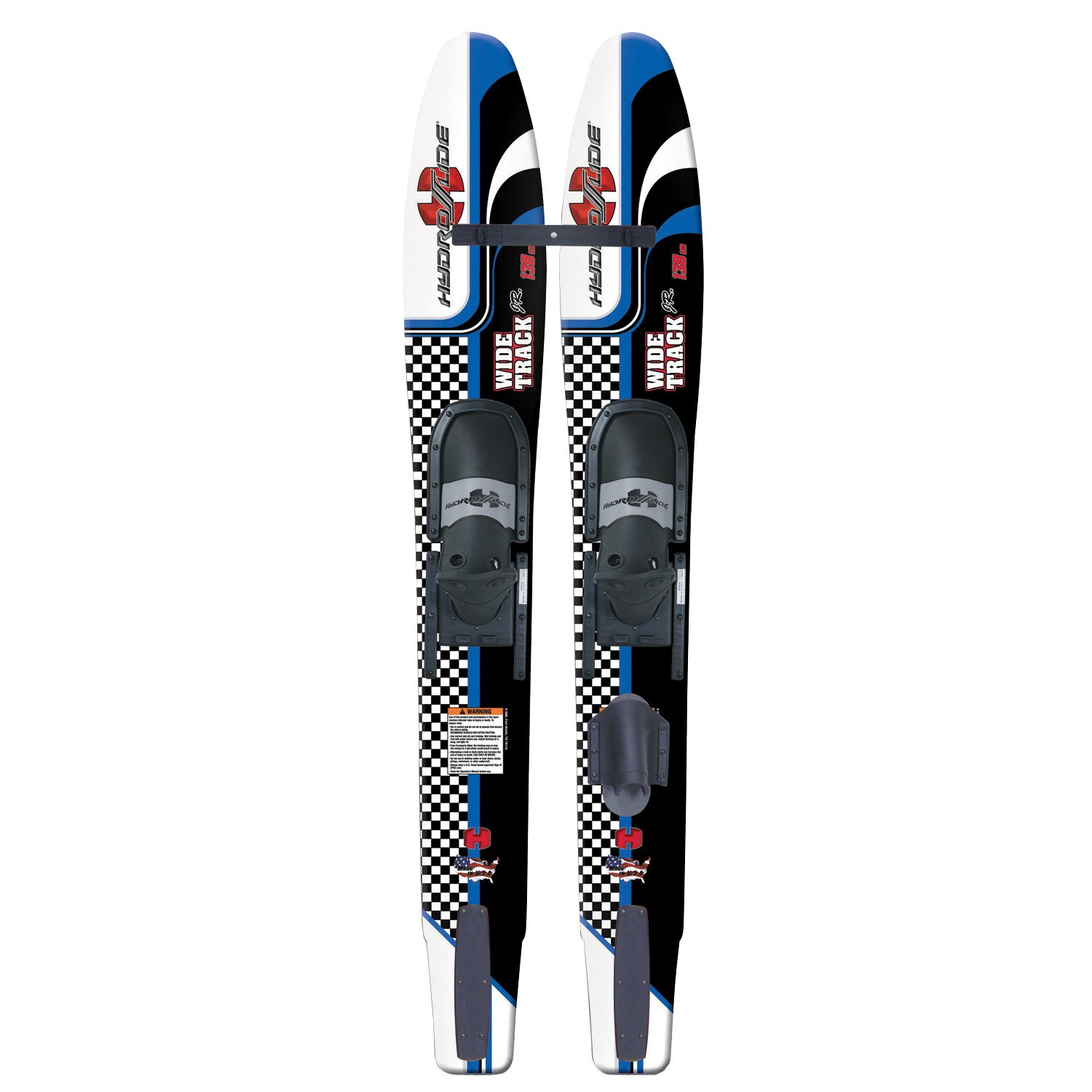 Hydroslide Kids' Wide Track Combo Water Skis with Slide Bindings