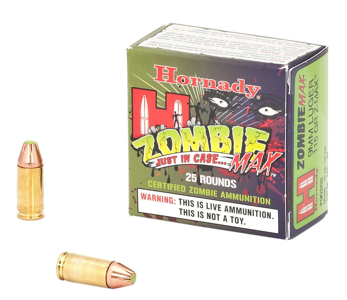 Hornady Zombie Max 9mm 115-Grain Centerfire Ammunition thumbnail