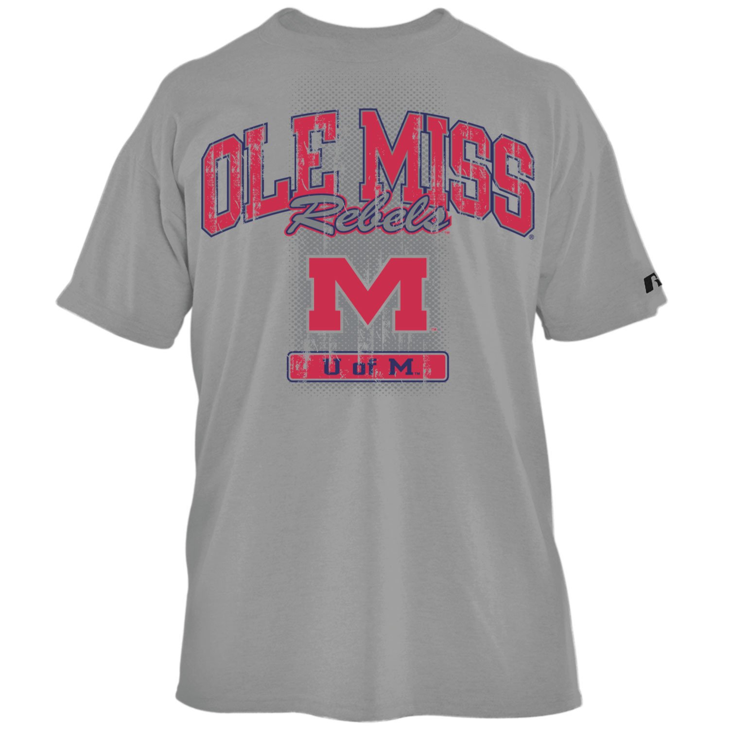 Russell Athletic Men's University of Mississippi Athletic Crew Neck T-shirt