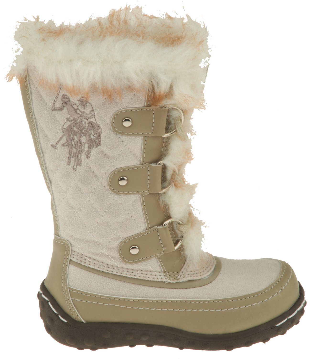 U.S. Polo Infant Girls' Microfiber Boots