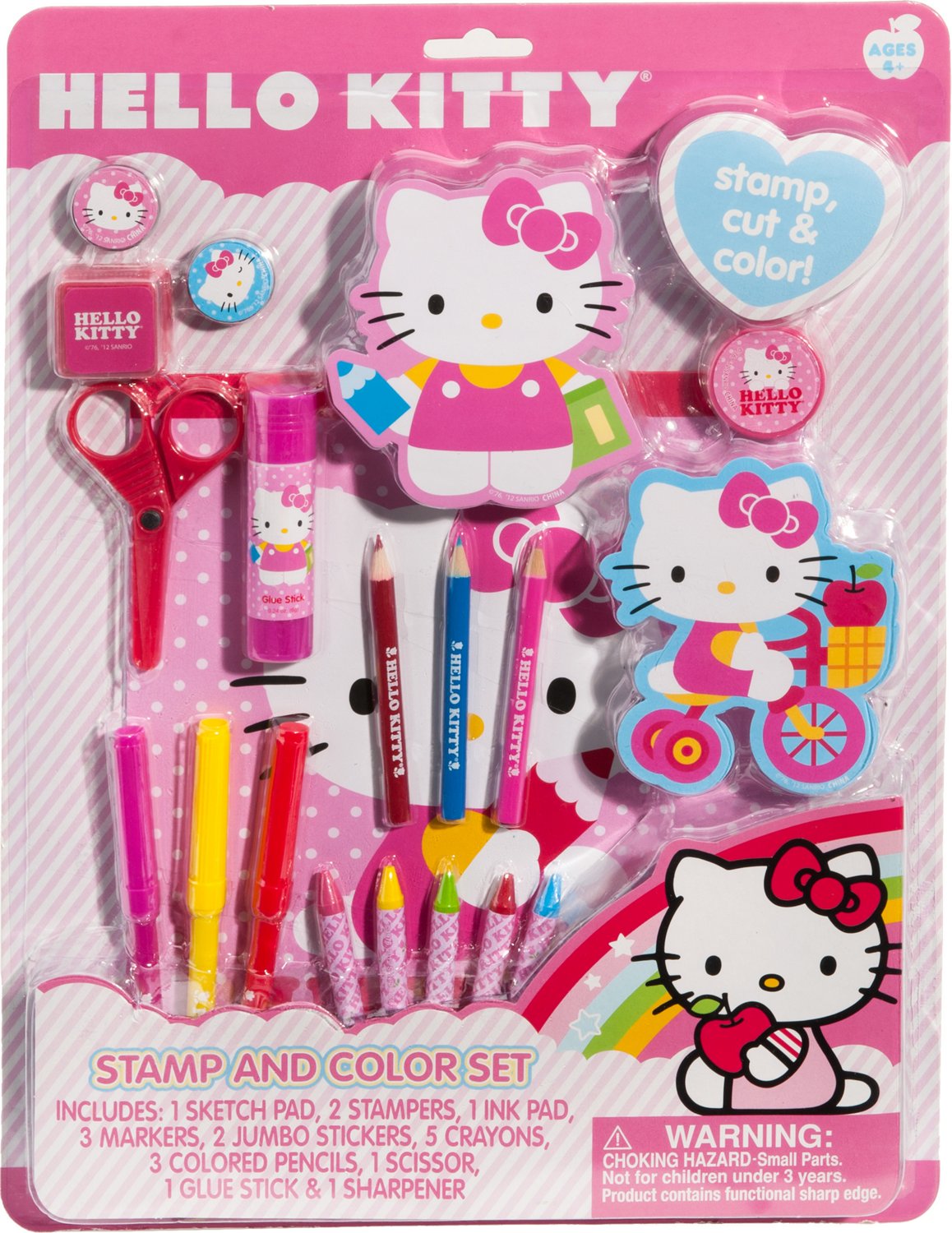 Hello Kitty Stamp and Color Activity Set