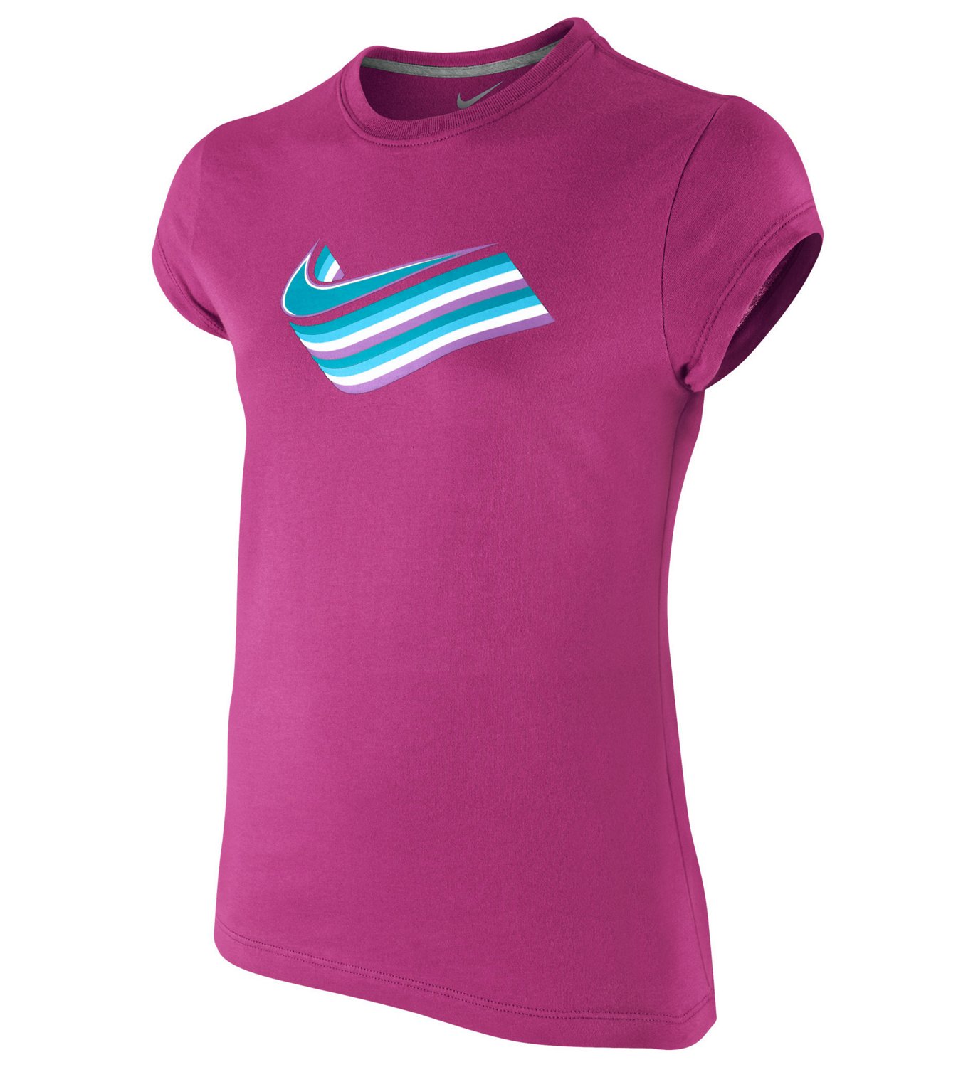 Nike Girls' Novelty Swoosh Graphic T-shirt