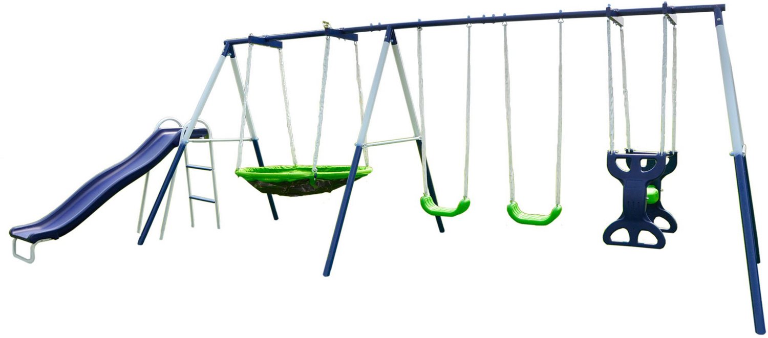 sportspower swing and slide set