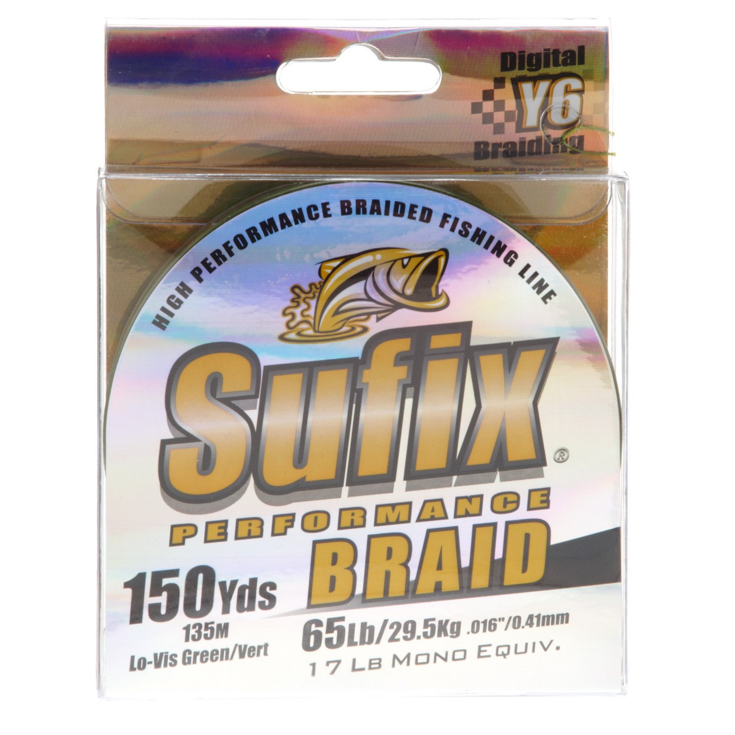 Sufix® Performance 65 lb. - 150 yards Braided Fishing Line