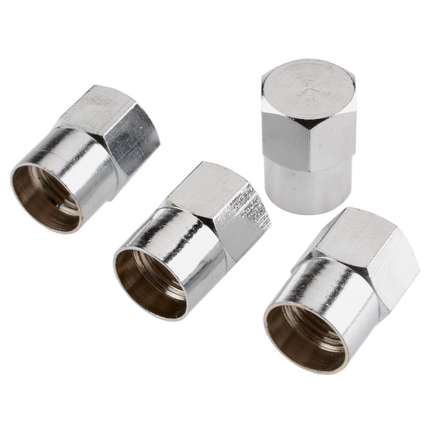 Slime Chrome Valve Caps 4-Pack