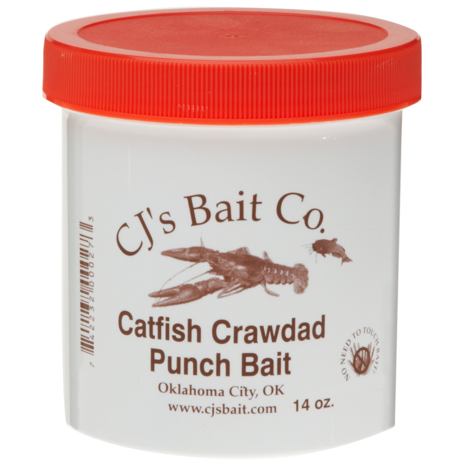 CJs Bait Company 14 oz. Catfish Crawdad Punch Bait