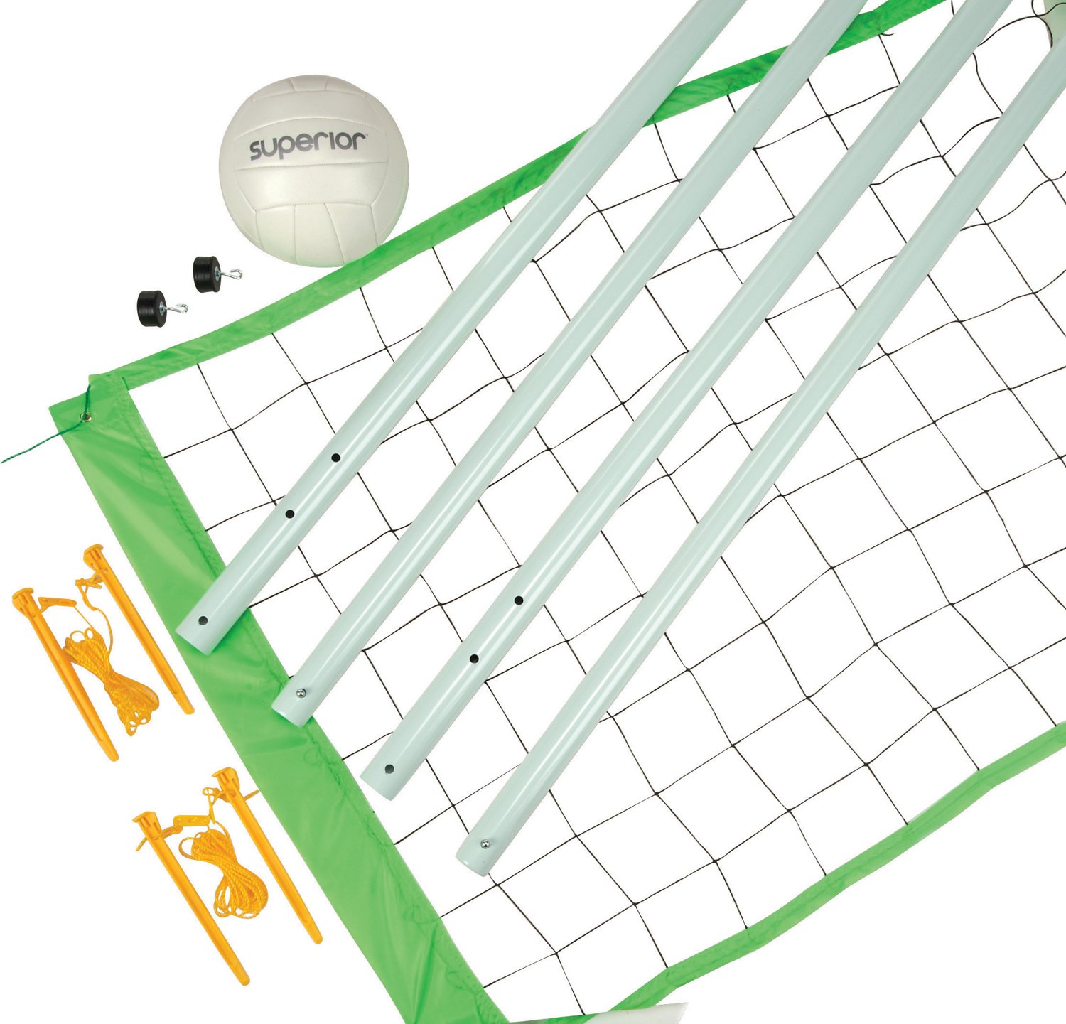 Superior Silver Volleyball Set