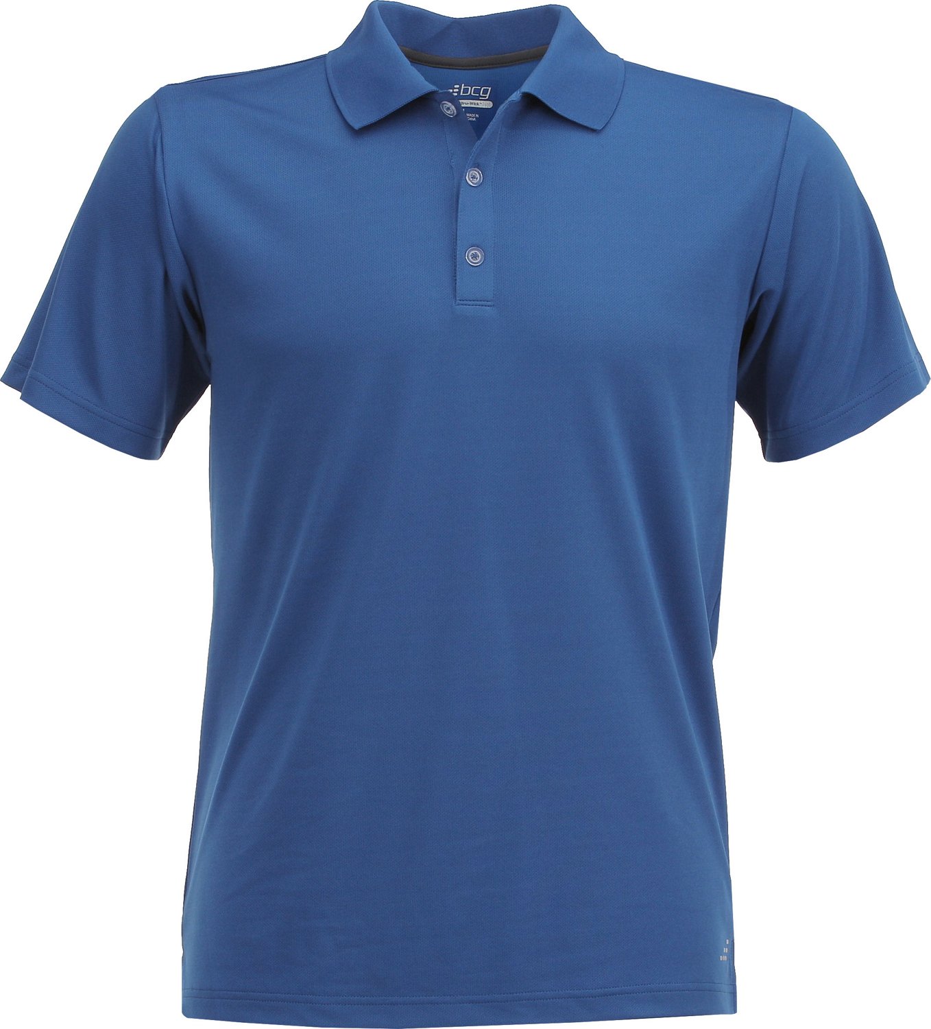 BCG Men's Short Sleeve Mesh Polo