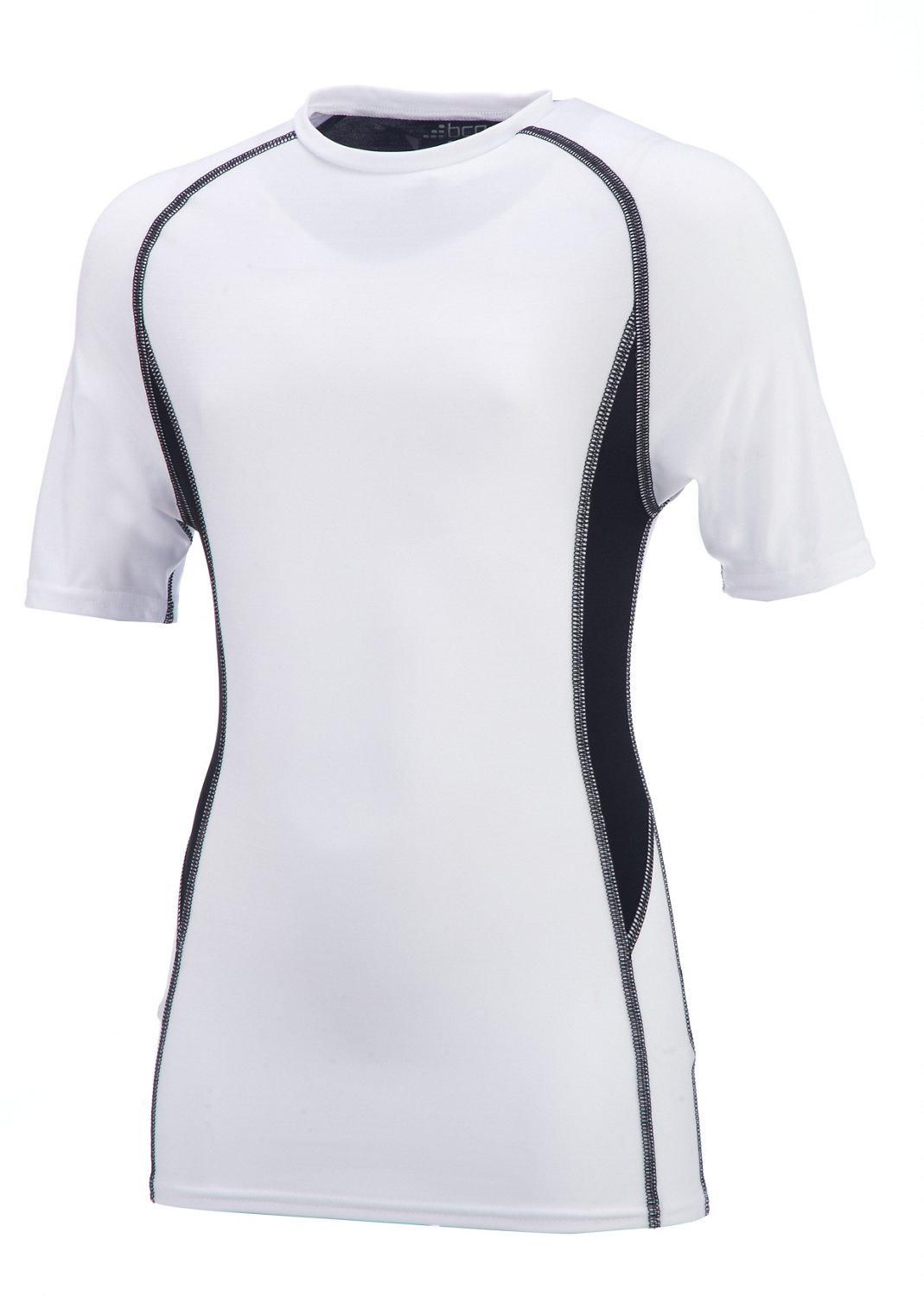 BCG Boys' Short Sleeve Compression Color Blocked Raglan Crew T-shirt
