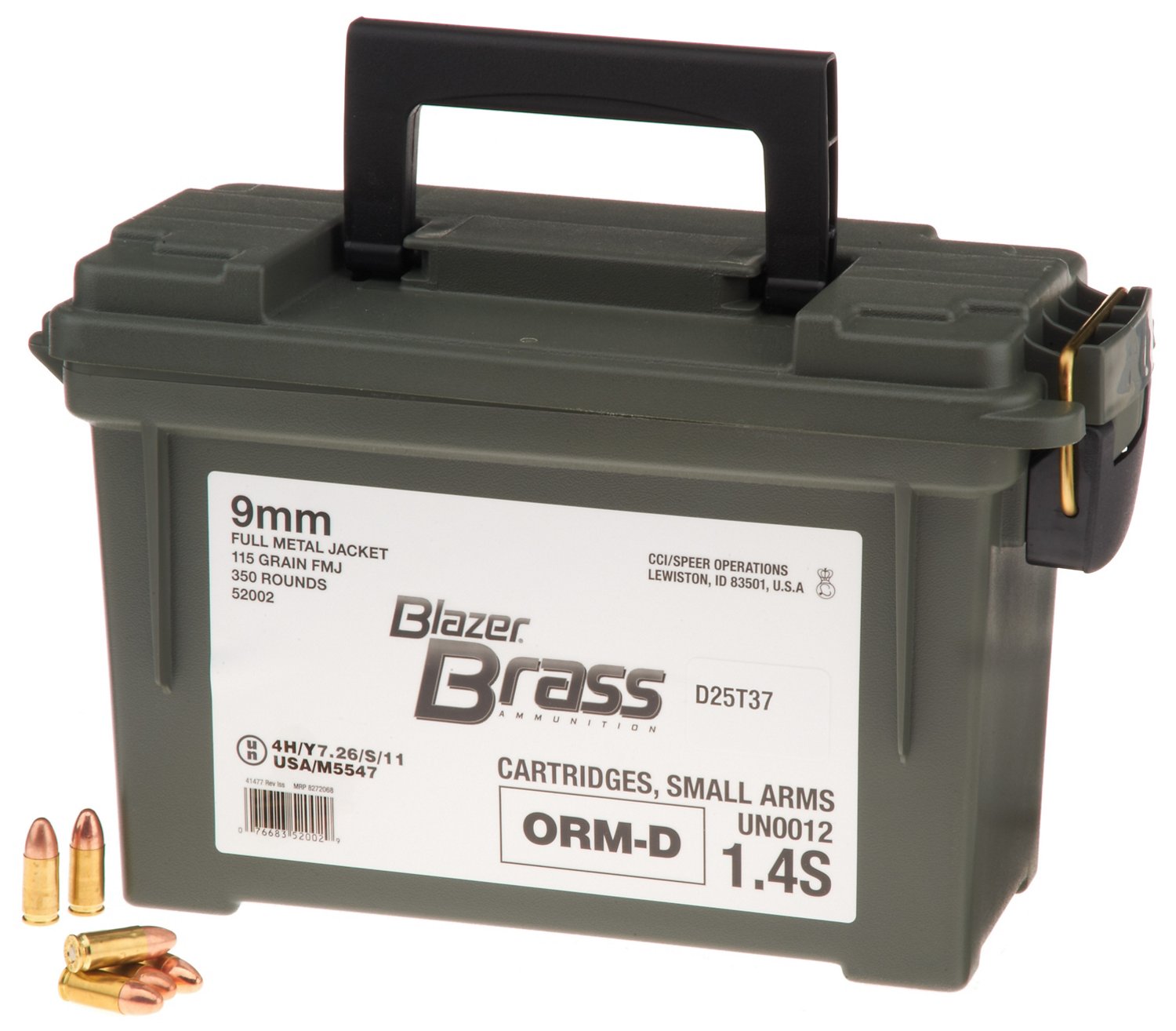 Blazer® Plano 9mm Luger 115-Grain Centerfire Handgun Ammunition