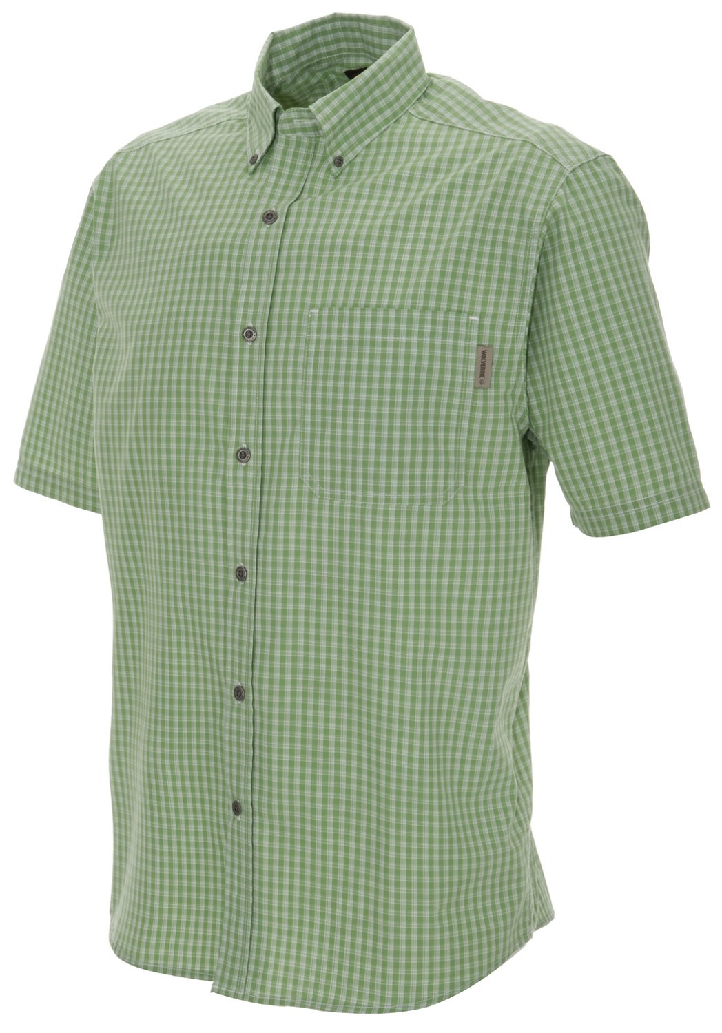 Wolverine Men's Briscoe Short Sleeve Plaid Button-Down Shirt