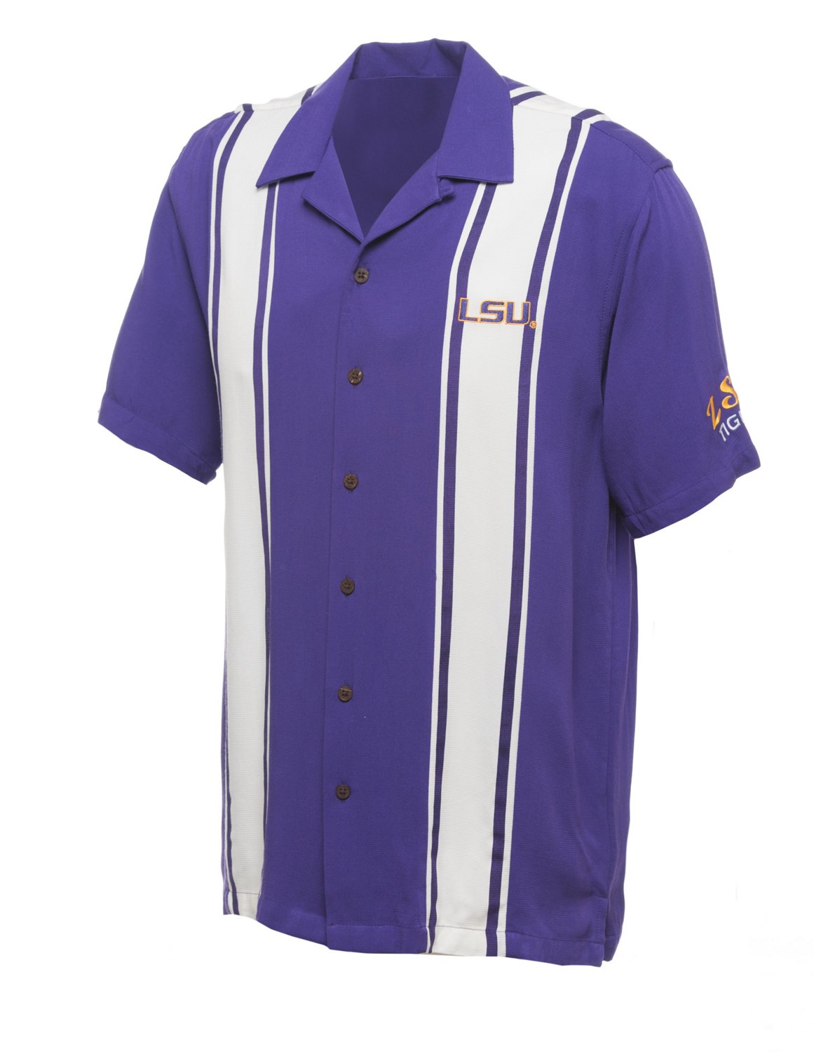 Colosseum Athletics Men's Louisiana State University Passage Camp Shirt