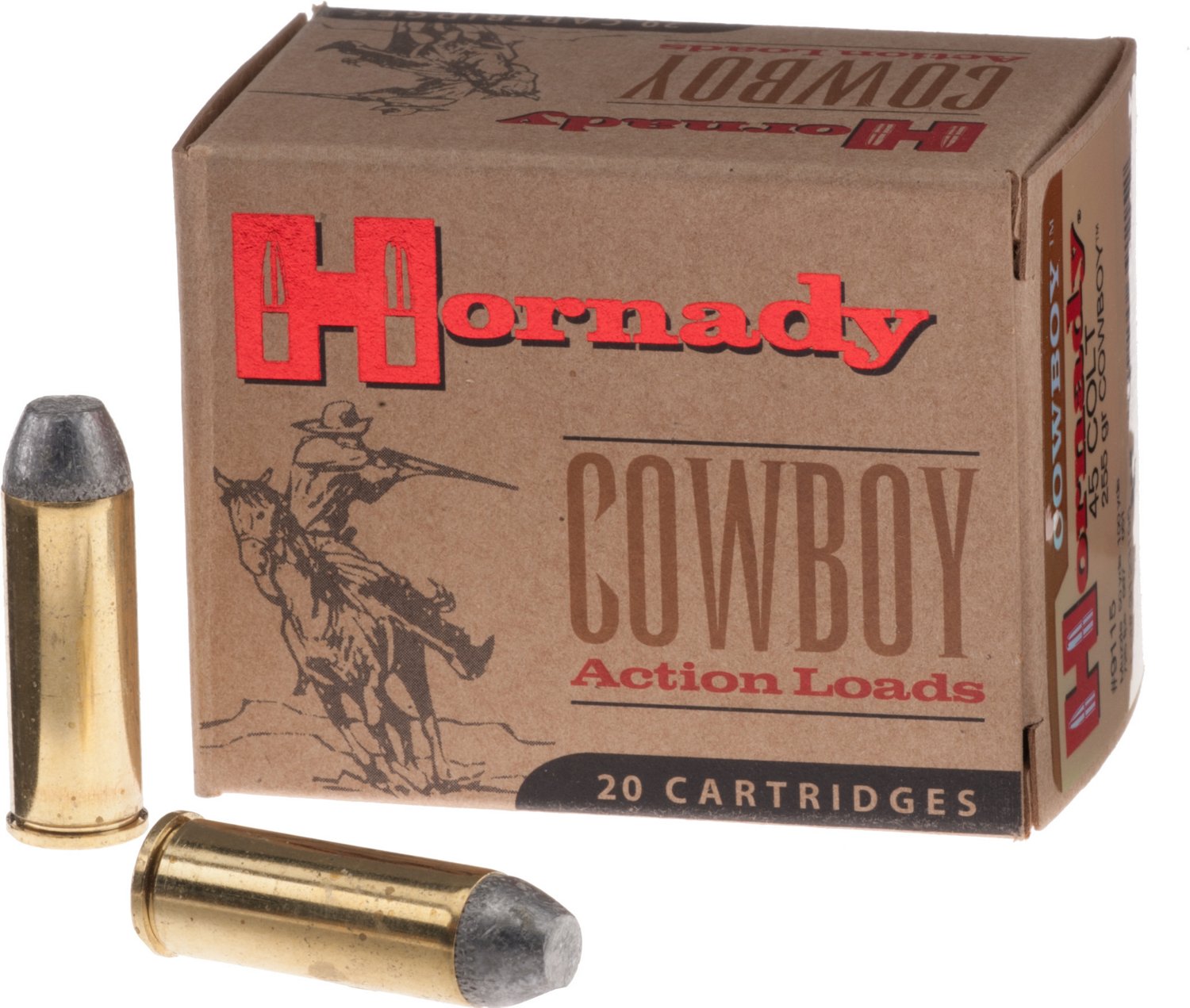 Hornady Cowboy .45 Colt 255-Grain Centerfire Handgun Ammunition
