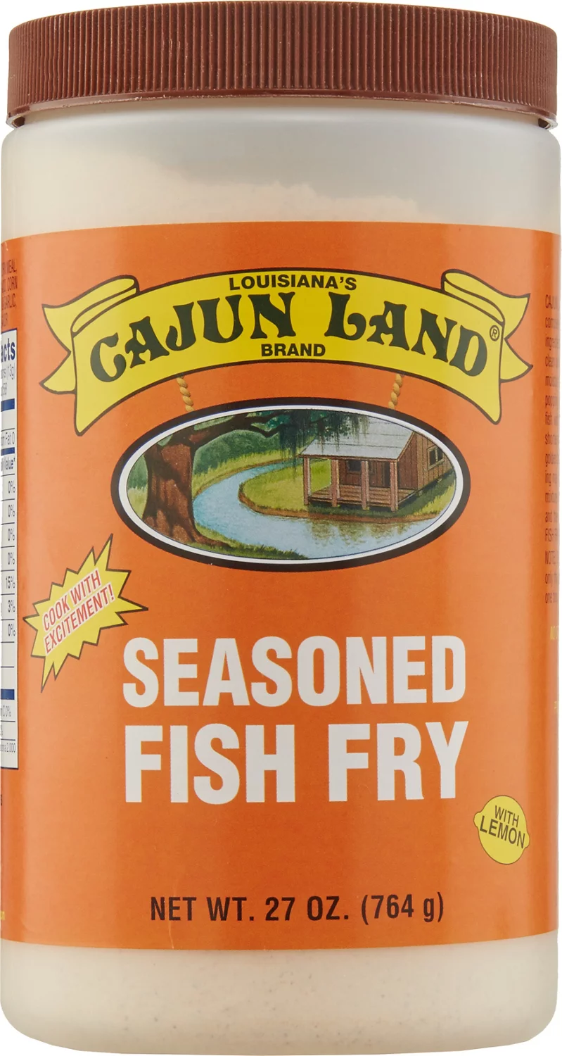 Cajun Land Brand 27 oz Fish Fry Seasoning Academy