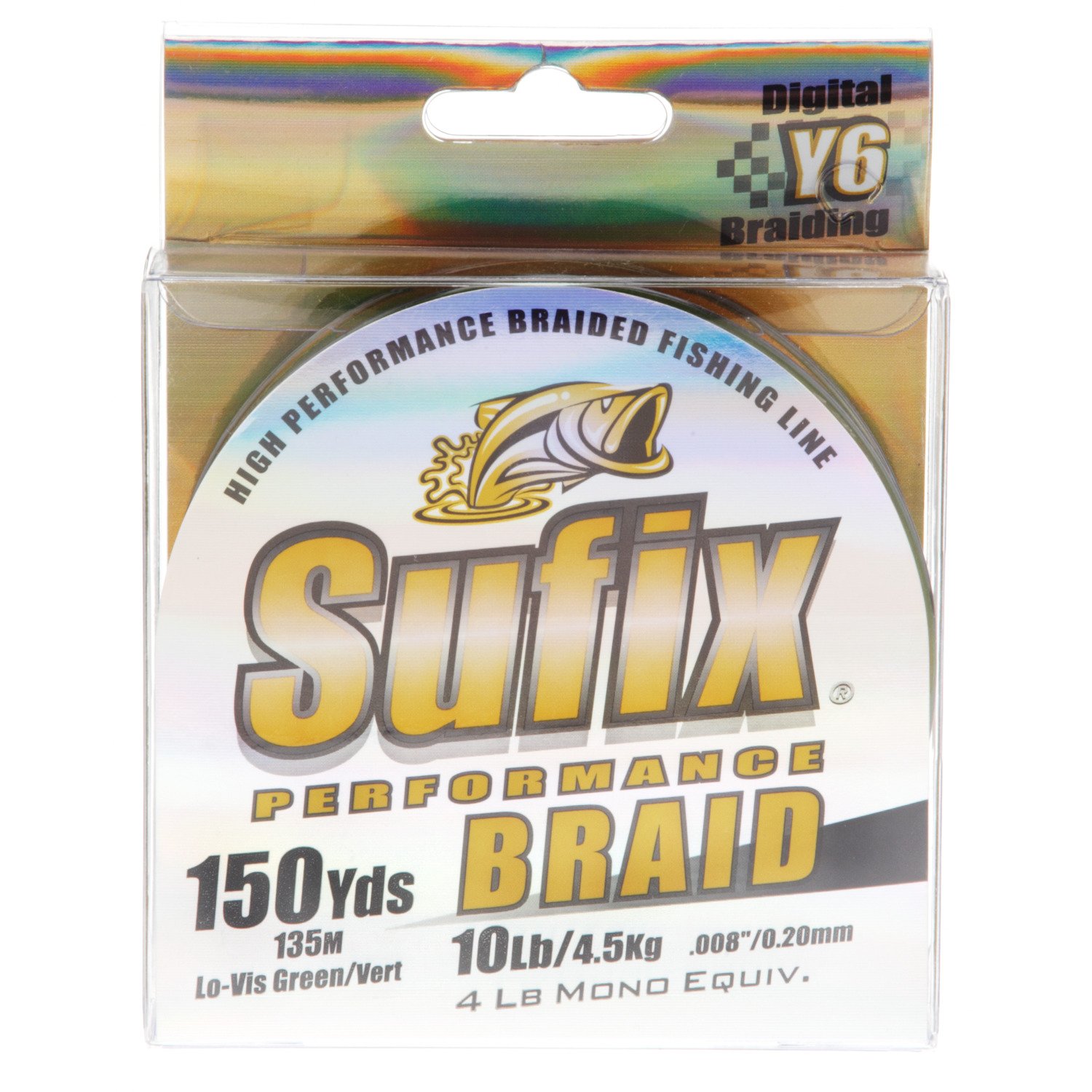 Sufix® Performance 10 lb. - 150 yards Braided Fishing Line