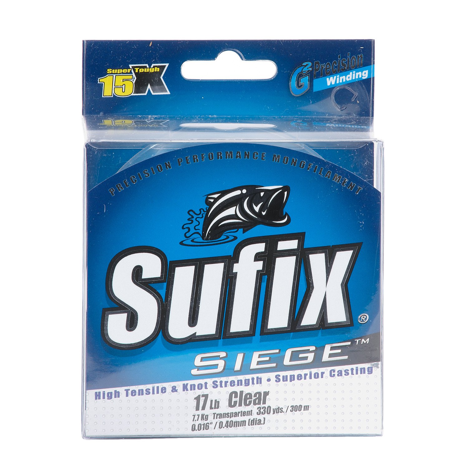 Sufix Siege 17 lb. - 330 yards Monofilament Fishing Line thumbnail