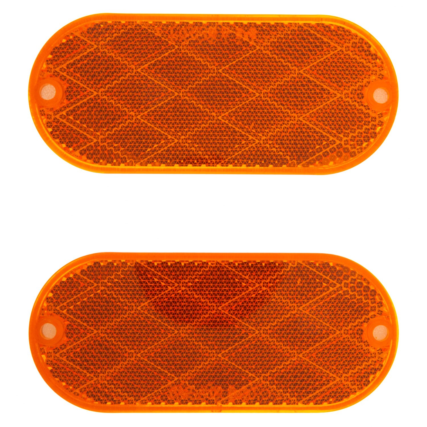 Optronics® Self-Adhesive Oblong Reflectors 2-Pack