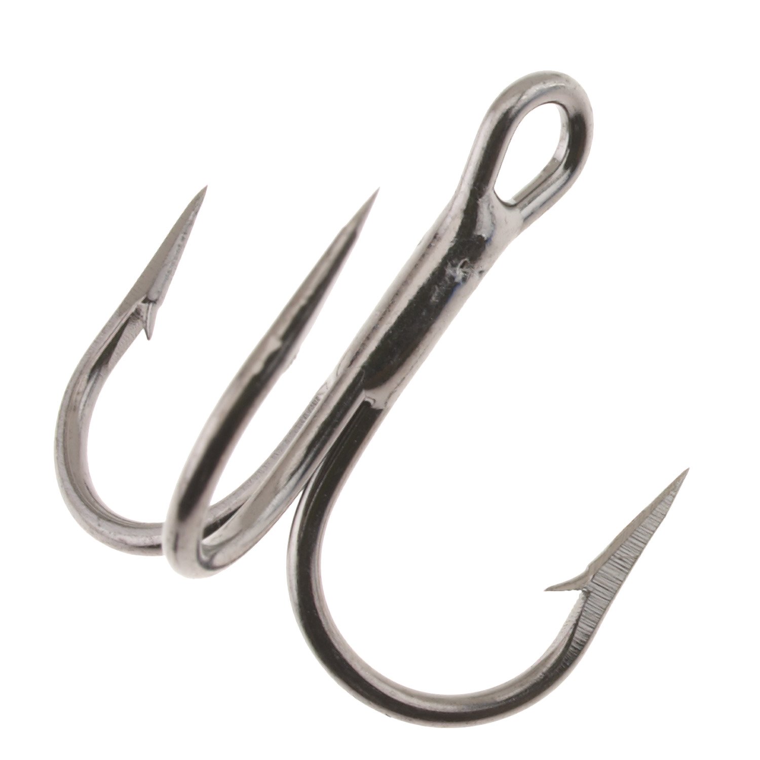 Eagle Claw Lazer 4X Short Shank Round Bend Treble Hooks 5-Pack