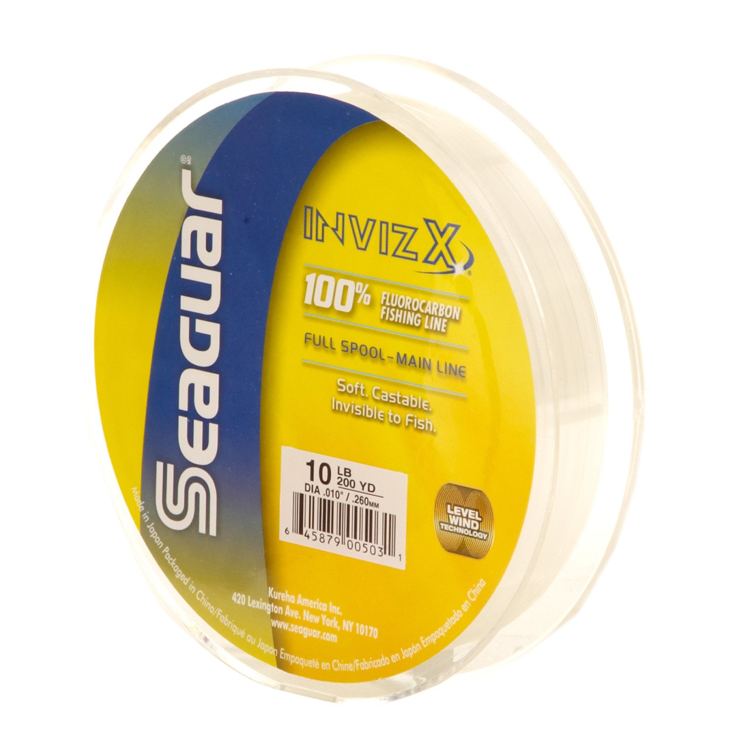 Seaguar® Invizx™ 10 lb. - 200 yards Fluorocarbon Fishing Line