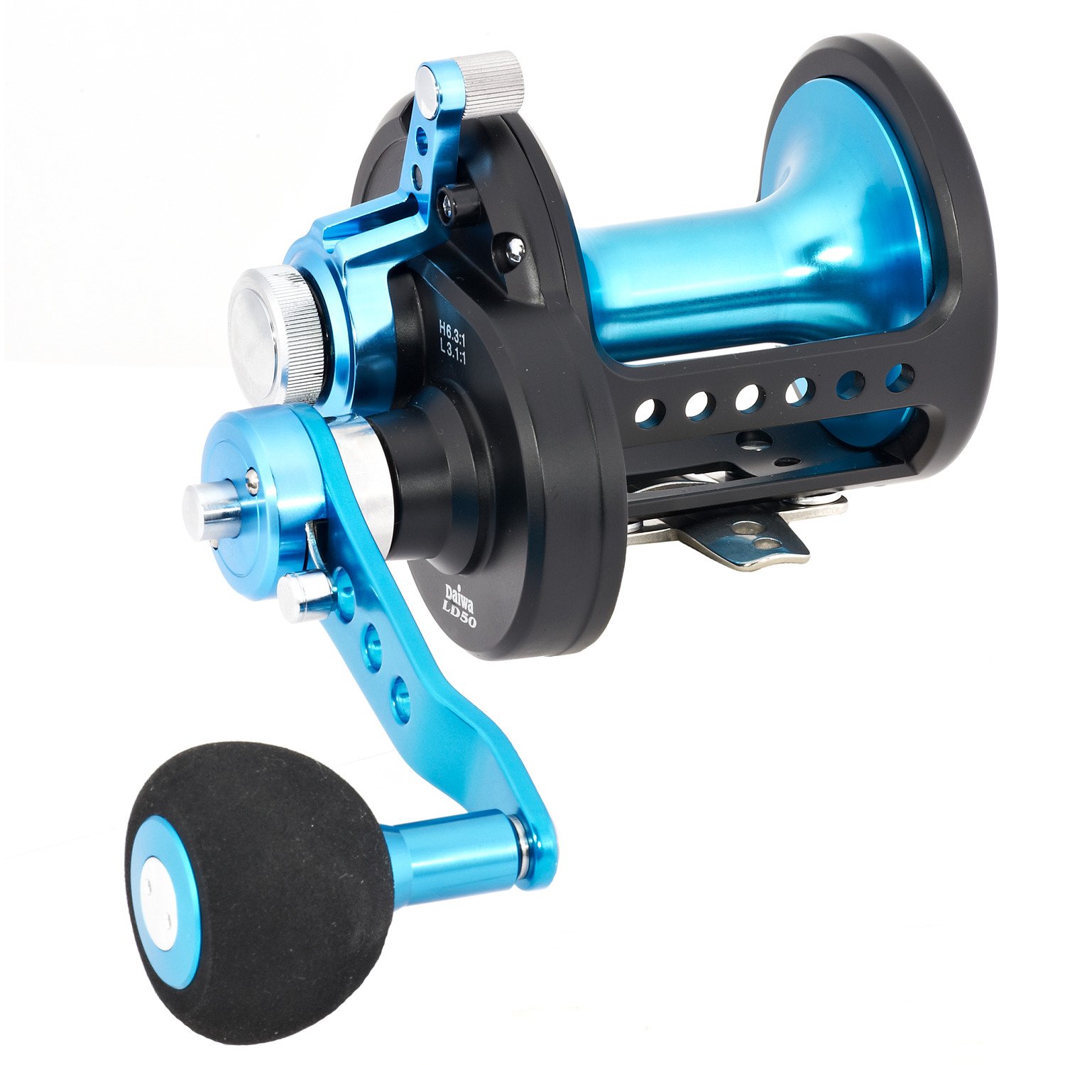 Daiwa® Saltist® Lever Drag 2-Speed STTLD 50 Conventional Reel, Right-handed