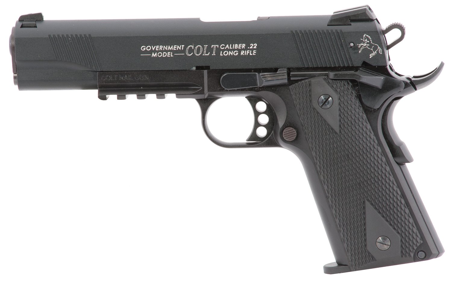 Colt 1911 A1 Rail Gun .22 LR Single Action Pistol thumbnail