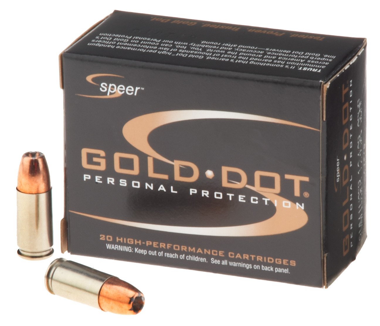 Speer® Gold Dot Personal Protection 9mm Luger 124-Grain Handgun Ammunition