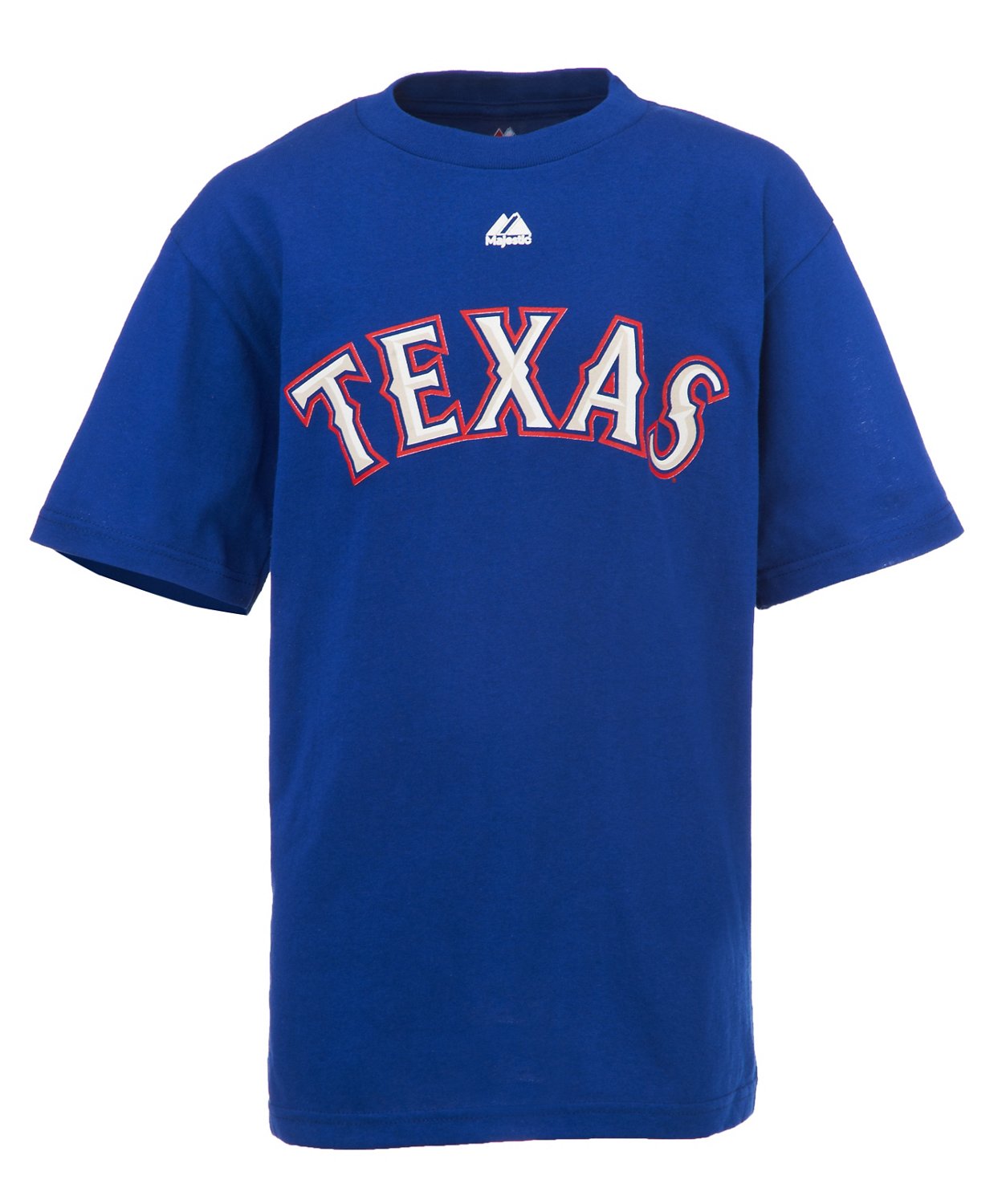 Majestic Kids' Texas Rangers Official Wordmark T-shirt