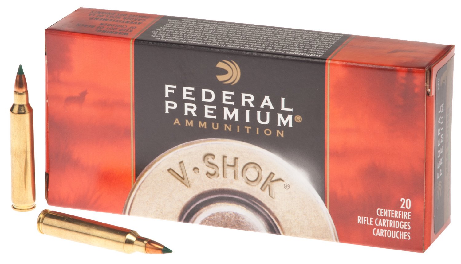 Federal Premium® .204 Ruger 39-Grain Centerfire Rifle Ammunition