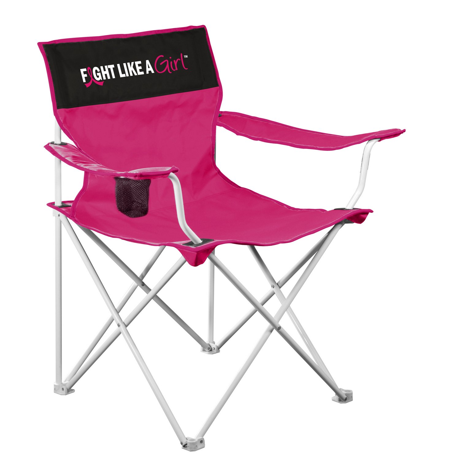 Logo Chair Fight Like a Girl Canvas Chair