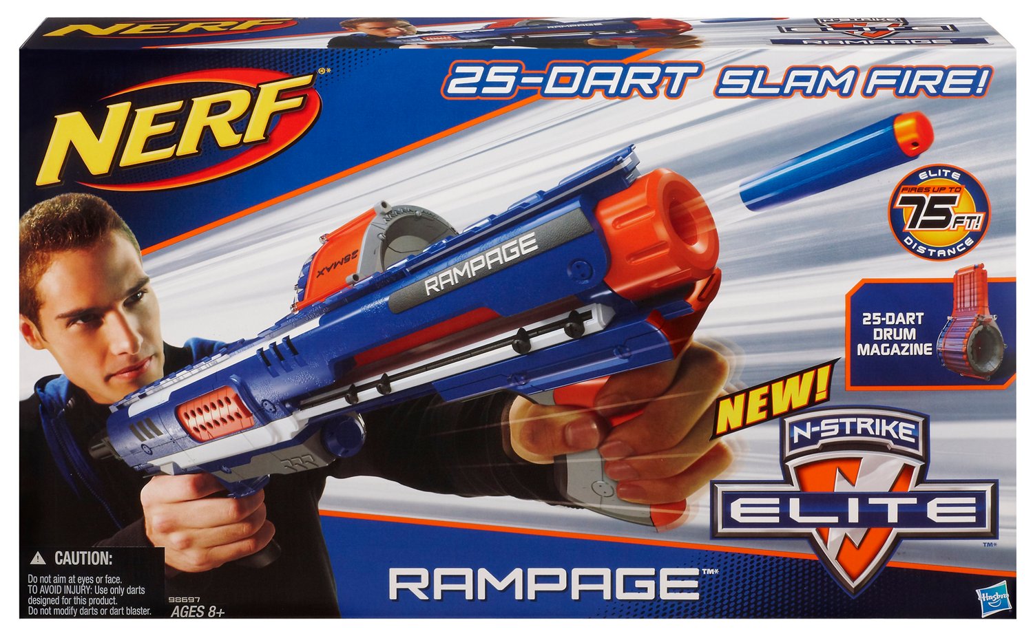 Hasbro Boys' Nerf N-Strike Elite Rampage Blaster