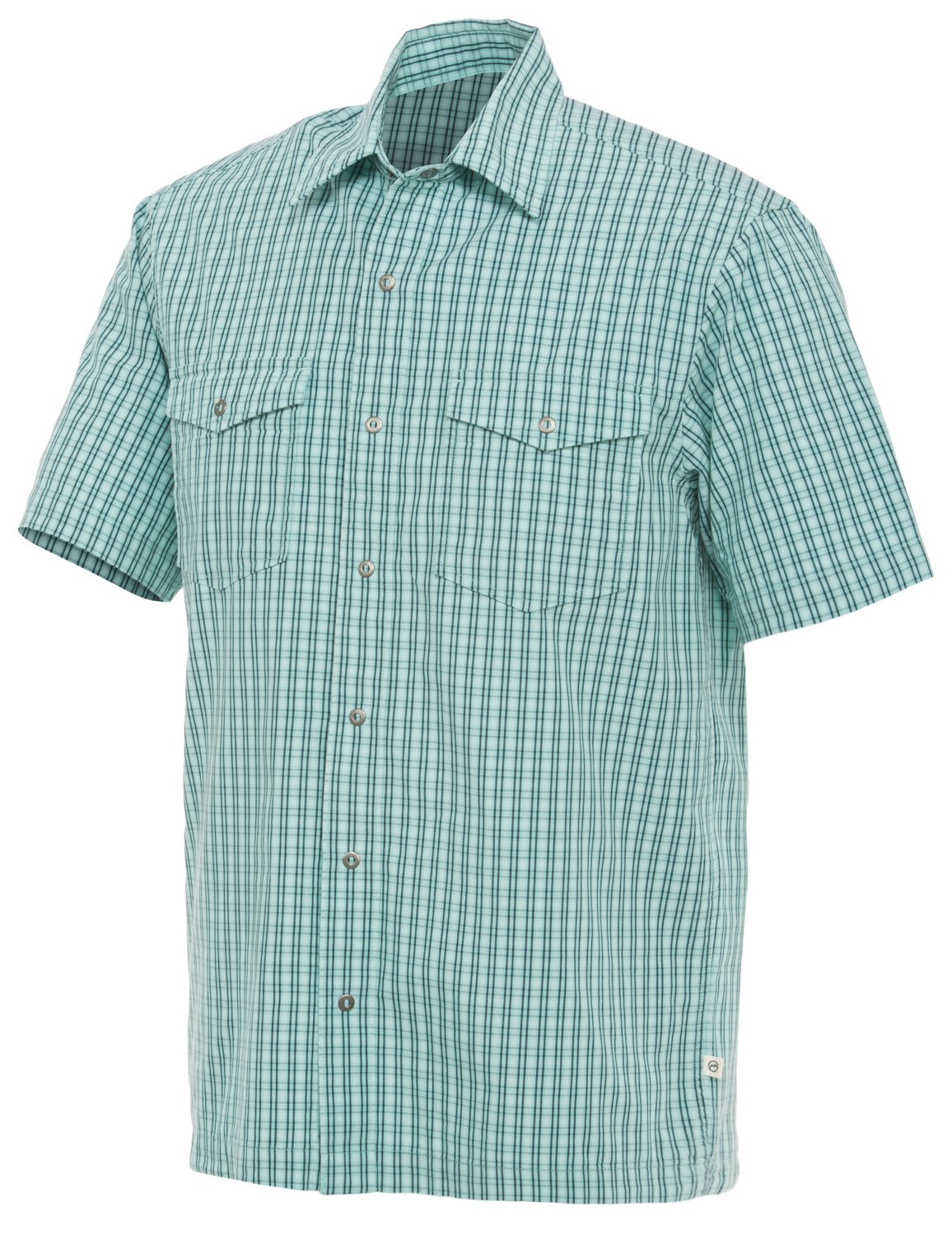Magellan Outdoors Men's Short Sleeve Bias Plaid Shirt