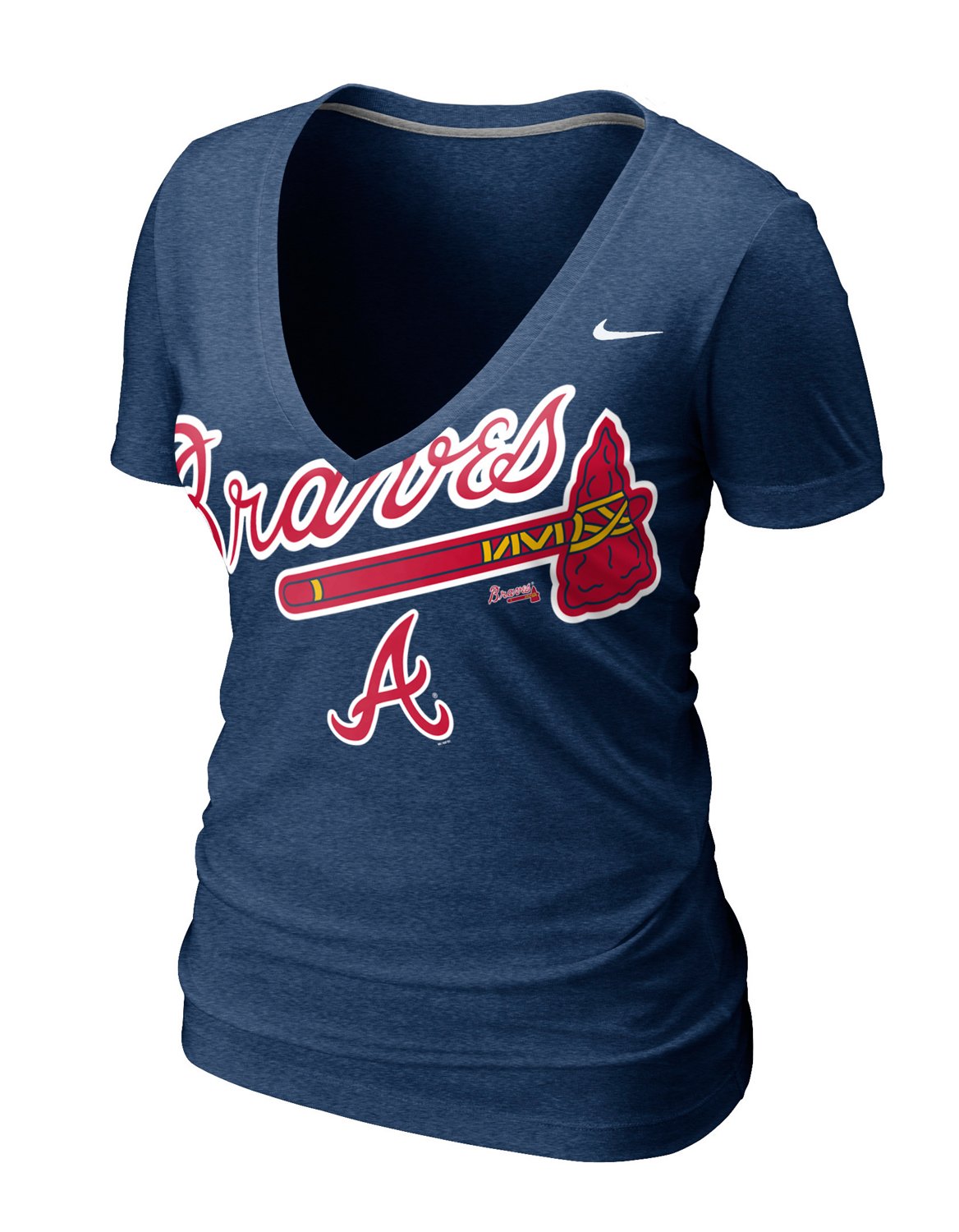 Nike Women's Atlanta Braves Deep V T-shirt