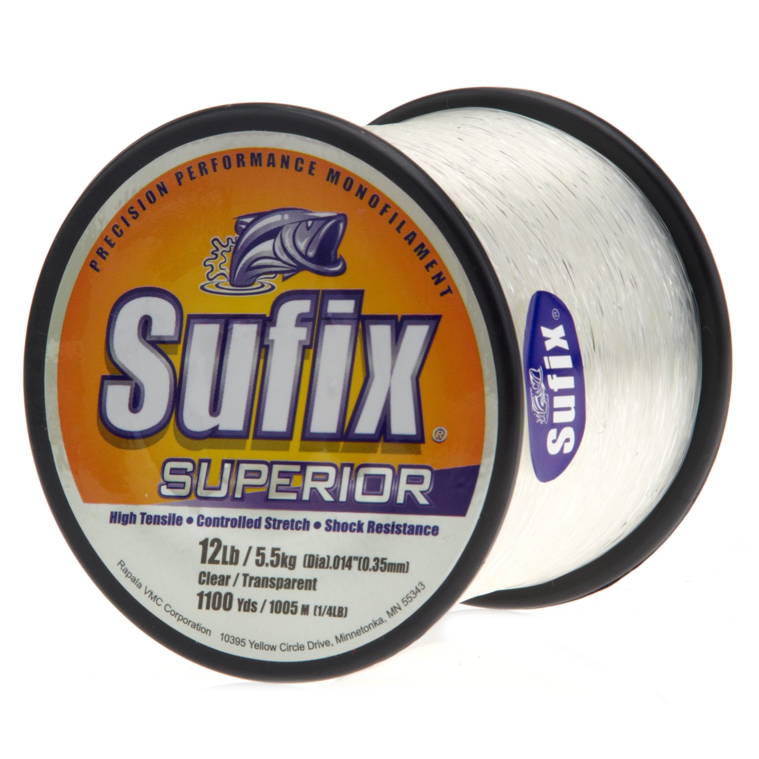 Sufix® Superior 12 lb. - 1,100 yards Monofilament Fishing Line