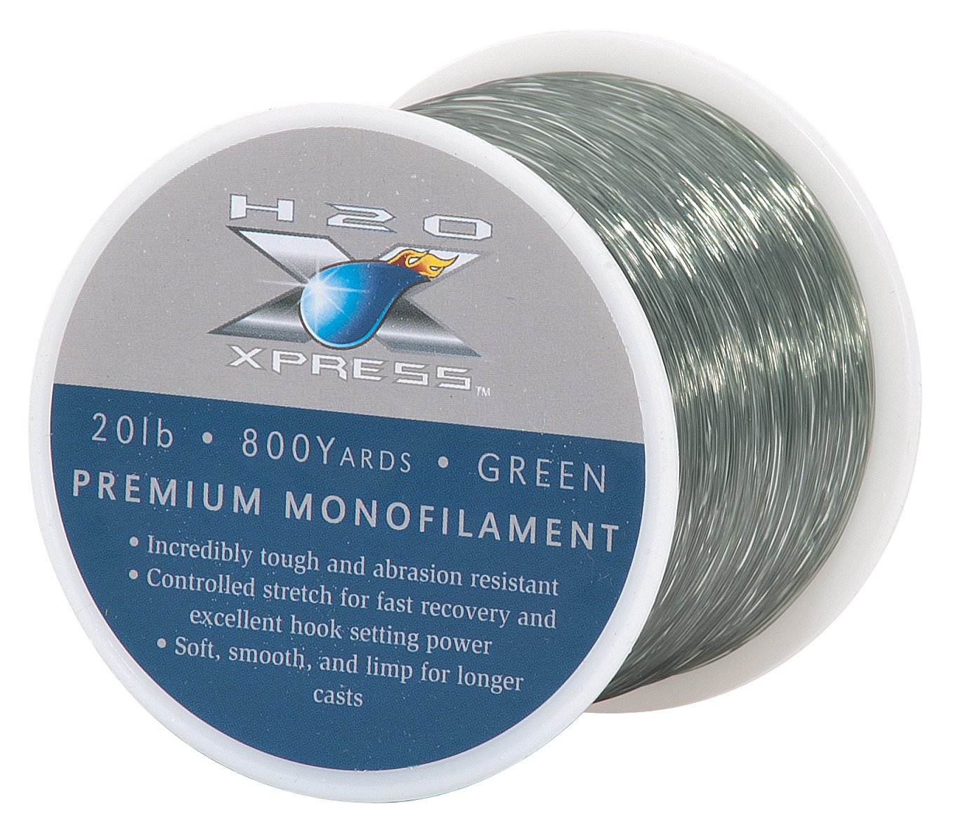 H2O XPRESS™ 20 lb. - 800 yds. Premium Monofilament Fishing Line