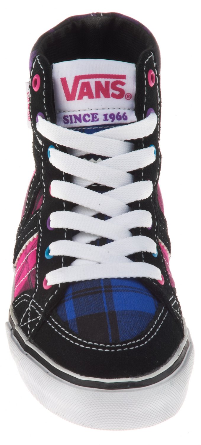 Vans Girls' Corrie Vulcanized High-Top Athletic Lifestyle Shoes thumbnail