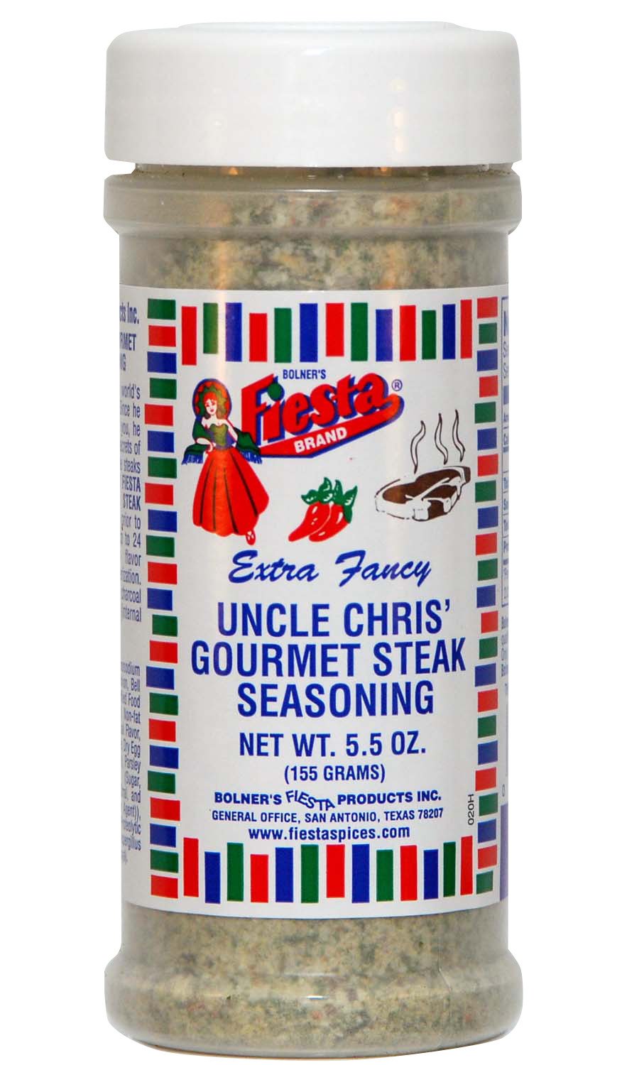 Bolner Fiesta 5.5 oz. Gourmet Steak Seasoning