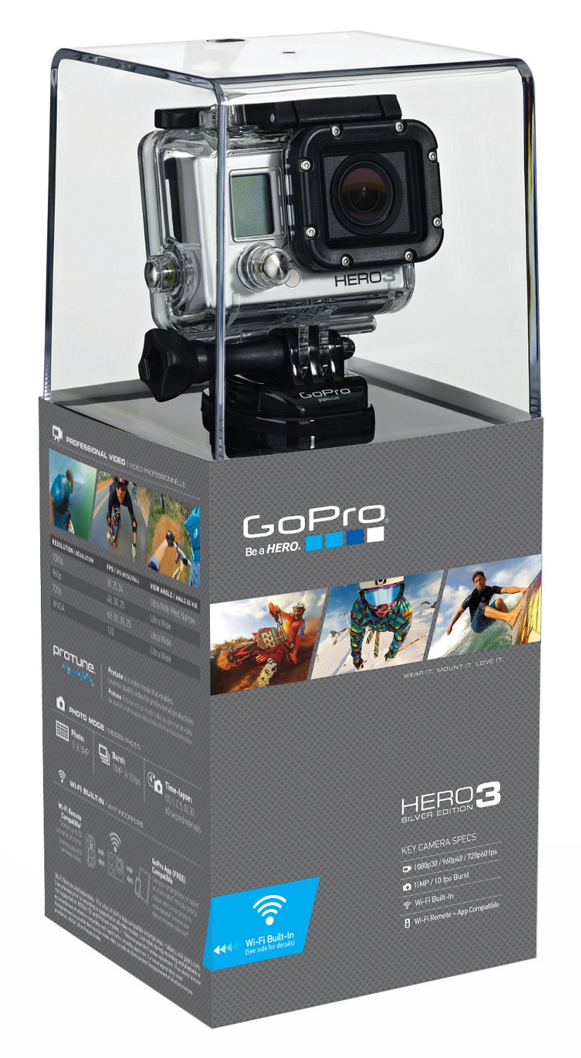 GoPro HD Hero 3 Silver Edition Camcorder thumbnail