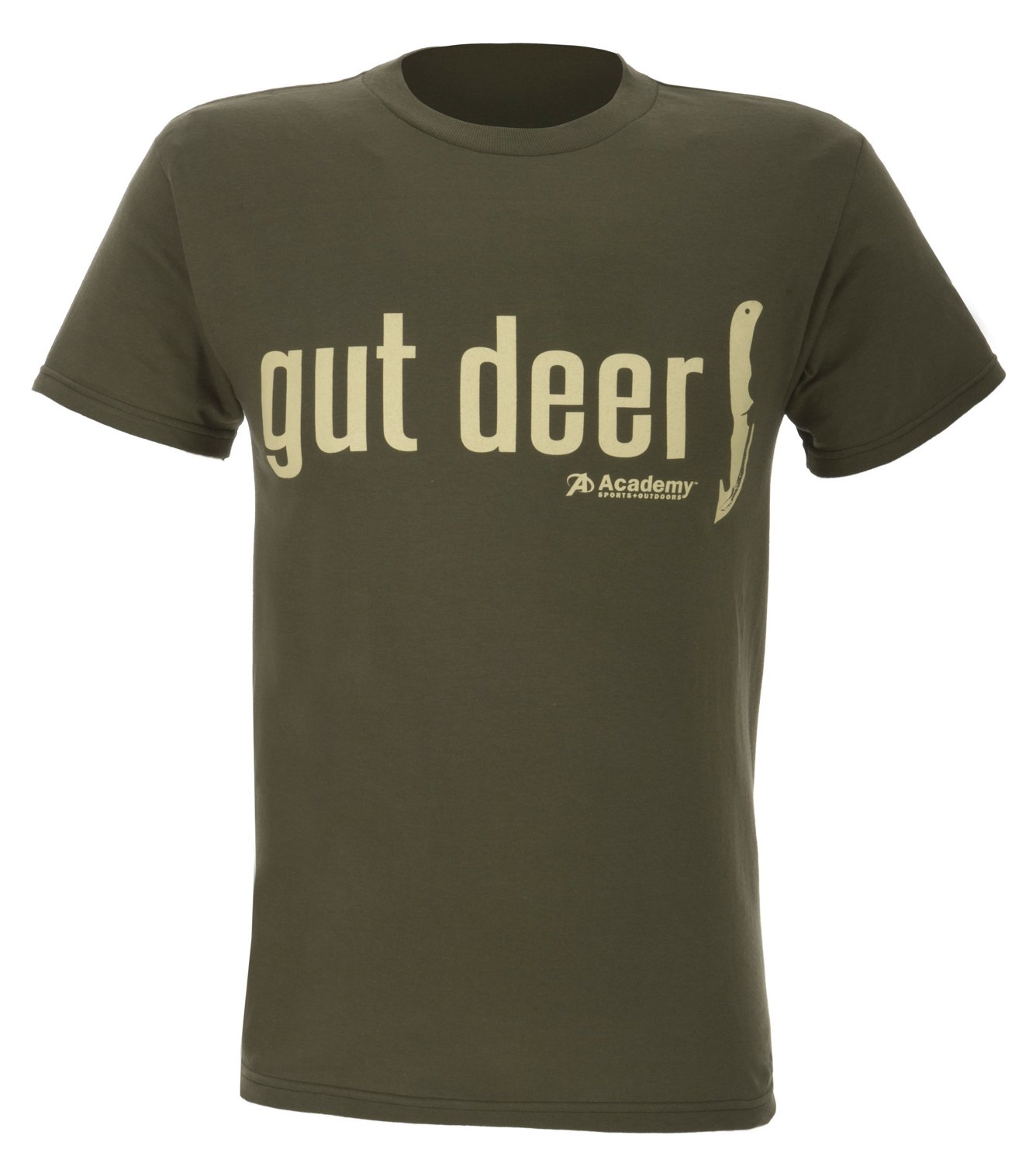 Academy Sports + Outdoors Men's Gut Deer Printed Short Sleeve T-shirt