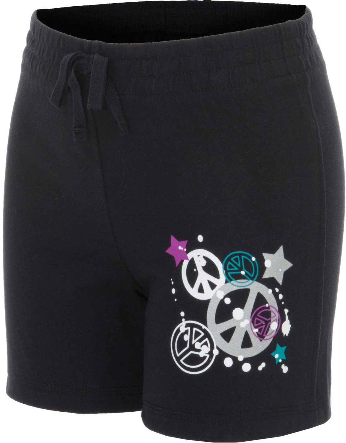 BCG Girls' Triple Needle Stitched Screened Shorty Short