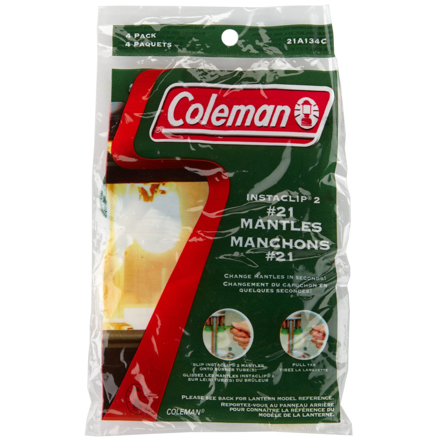 Coleman® Insta-Clip #21 Lantern Mantles 4-Pack