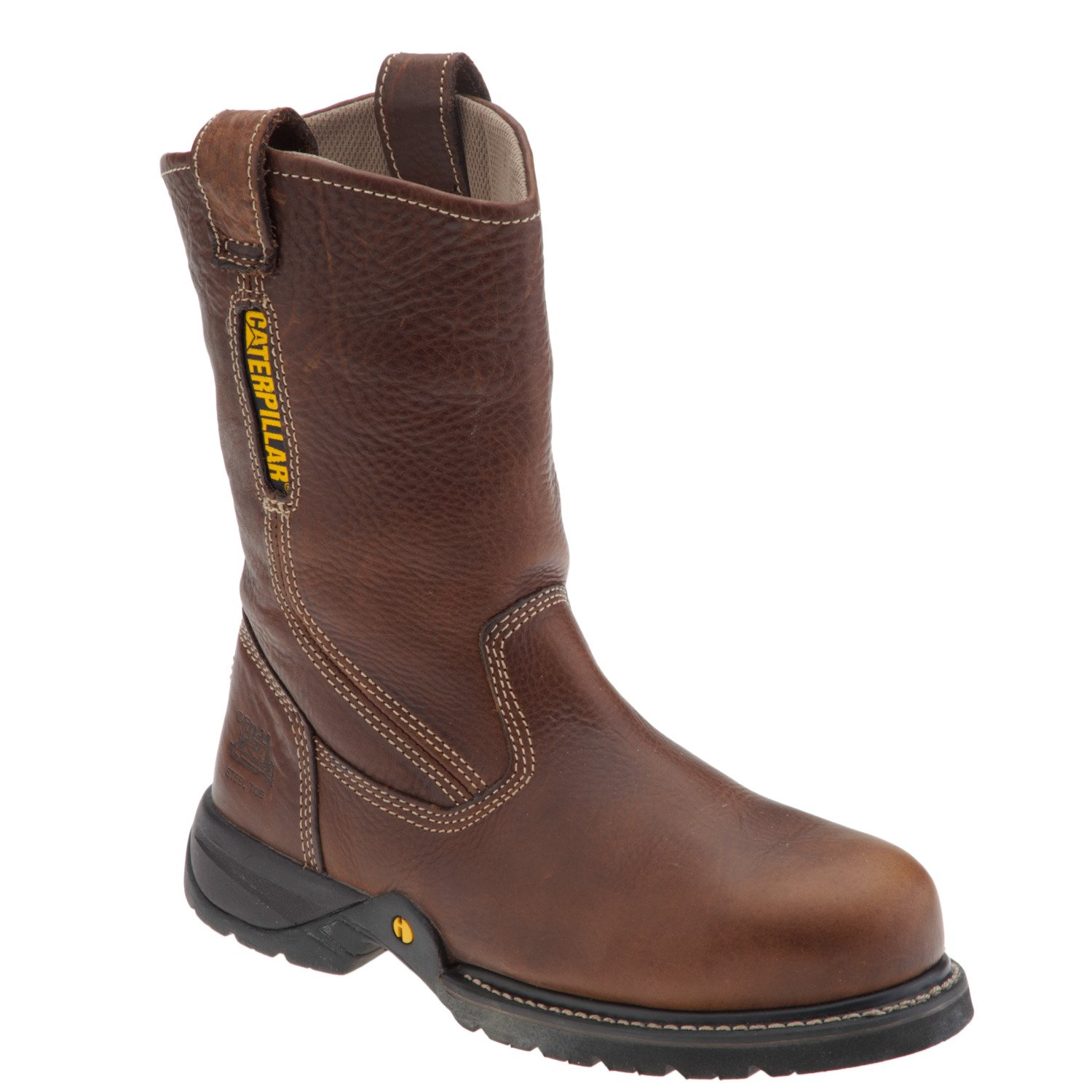 Caterpillar Men's Gladstone Pull-On Steel-Toe Work Boots thumbnail